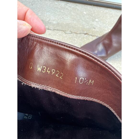 STUART WEITZMAN Pully dark brown leather high heel ANKLE BOOTS - Picture 10 of 11